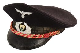 WWII SECOND WORLD WAR GERMAN VETERAN ASSOCIATION VISOR CAP