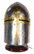 REENACTMENT 14TH CENTURY SUGAR LOAF HELMET