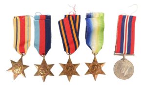 WWII SECOND WORLD WAR MEDAL GROUP