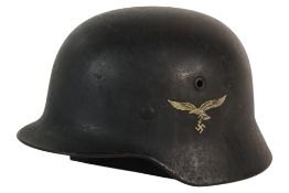 WWII SECOND WORLD WAR GERMAN M40 LUFTWAFFE HELMET