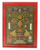VINTAGE BOY SCOUTS BADGE DISPLAY