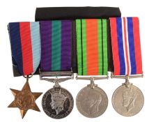 WWII SECOND WORLD WAR MEDAL GROUP