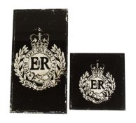 ROYAL ENGINEERS GLASS MESS PANELS