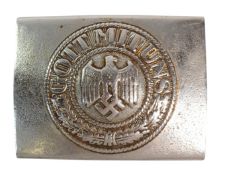 WWII SECOND WORLD WAR GERMAN ARMY BELT BUCKLE