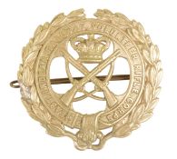 19TH CENTURY EAST INDIAN RAILWAY VOLUNTEER RIFLE CORPS BADGE
