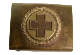 WWII SECOND WORLD WAR GERMAN RED CROSS BELT BUCKLE