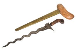 EARLY 20TH CENTURY INDONESIAN KRIS DAGGER