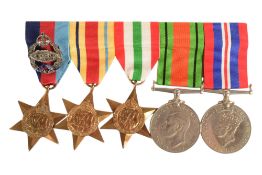 WWII SECOND WORLD WAR MEDAL GROUP