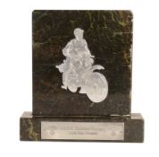 GERMAN THIRD REICH TRANSPORT CORPS MOTOR CYCLE RALLY TROPHY