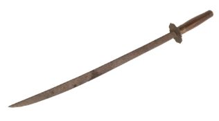 19TH CENTURY BURMESE DHA STYL SWORD