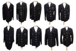 COLLECTION OF BRITISH POLICE UNIFORM JACKETS