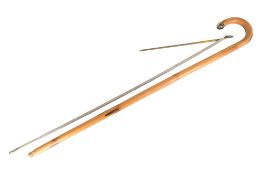 VINTAGE HORSE MEASURING WALKING STICK