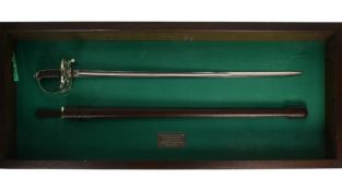 REFURBISHED 19TH CENTURY RIFLE OFFICERS SWORD