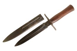 WWI FRENCH M1916 FIGHTING KNIFE - GERMAN OCCUPATION