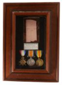 WWI MEDAL GROUP - LIEUTENANT COLONEL IN THE LINCOLNSHIRE REGIMENT