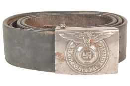 WWII SECOND WORLD WAR GERMAN SS BELT BUCKLE