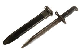 WWII SECOND WORLD WAR US UNITED STATES M1 GARAND BAYONET
