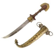 EARLY 20TH CENTURY MOROCCAN KOUMMYA DAGGER