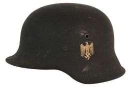 WWII SECOND WORLD WAR GERMAN ARMY M42 COMBAT HELMET