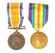 WWI FIRST WORLD WAR MEDAL PAIR - LABOUR CORPS