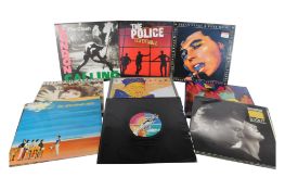 COLLECTION OF VINTAGE ROCK & PUNK VINYL RECORDS