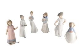 NAO / LLADRO FIGURES - COLLECTION OF SPANISH PORCELAIN TABLEWARE FIGURES