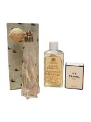 TWO LATE 20TH CENTURY PERFUME BOTTLES AND ATOMIZER