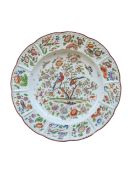 18TH CENTURY LUDWIGSBURG GERMAN PORCELAIN HAND PAINTED PLATE