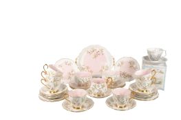ROYAL ALBERT - 20TH CENTURY BRAEMAR TEA SERVICE AND BOXED TEA CUP