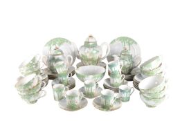 LARGE EARLY 20TH CENTURY JAPANESE NORITAKE EGG SHELL TEA SERVICE