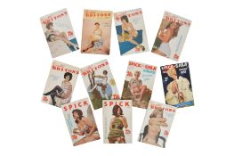 ADULT GLAMOUR MAGAZINES - COLLECTION OF SPICK & SPAN, ETC. MAGAZINES.