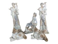 LLADRO - COLLECTION OF LATE 20TH CENTURY PORCELAIN FIGURES