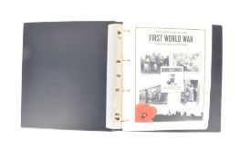 COLLECTION OF 21ST CENTURY CENTENARY OF WWI COIN COVER COLLECTION