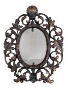 20TH CENTURY BRONZE EFFECT ROCOCO STYLE TABLE TOP PHOTO FRAME