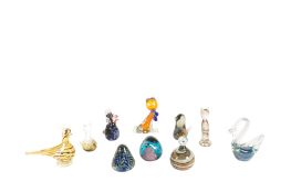COLLECTION OF LATE 20TH CENTURY MDINA, MURANO AND OTHER STUDIO GLASS