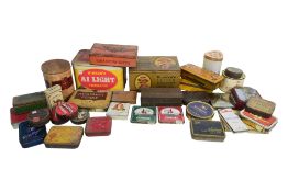 LARGE COLLECTION OF VINTAGE 20TH CENTURY CIGARETTE TOBACCO TINS