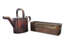 EARLY 20TH CENTURY COPPER PLANTER & WATERING CAN