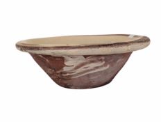 19TH CENTURY FRENCH FARMHOUSE TERRACOTTA PANCHEON BOWL