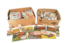 LARGE COLLECTION OF VINTAGE 20TH CENTURY TEA CARDS AND ALBUMS