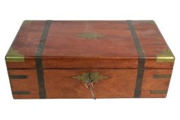 19TH CENTURY VICTORIAN CAMPHORWOOD LARGE WRITING SLOPE