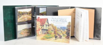 AFTER A. R. QUINTON - EARLY TO MID 20TH POSTCARD ALBUM AND MORE