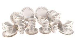 20TH CENTURY VINTAGE DUCHESS TRANQUILITY PATTERN CHINA TEA SERVICE