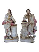 TWO EARLY 19TH CENTURY DERBY PORCELAIN CLASSICAL FIGURES