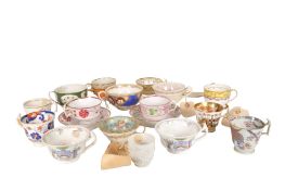 COLLECTION OF 18TH / 19TH CENTURY CHINA TEA AND COFFEE CUPS