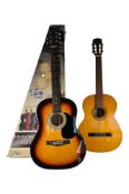 TWO LATE 20TH / 21ST CENTURY SIX STRING ACOUSTIC GUITARS