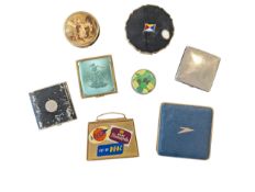 COLLECTION OF MID CENTURY POWDER COMPACTS