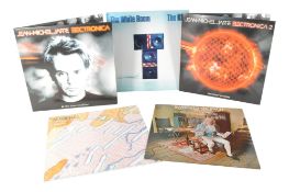 SMALL COLLECTION OF VINTAGE ELECTORNIC VINYL RECORDS