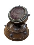 EARLY 20TH CENTURY EDWARDIAN WOODEN POCKET WATCH STAND