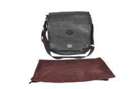 MULBERRY - LATE 20TH / 21ST CENTURY BLACK PEBBLED LEATHER SHOULDER BAG