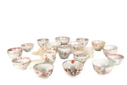 COLLECTION OF 18TH / 19TH CENTURY NEWHALL AND STAFFORDSHIRE CHINESE EXPORT WARE
